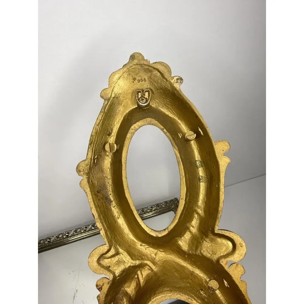 Vintage Syroco Home interiors Gold Candle Sconce